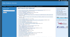 Desktop Screenshot of albopretorionline.it